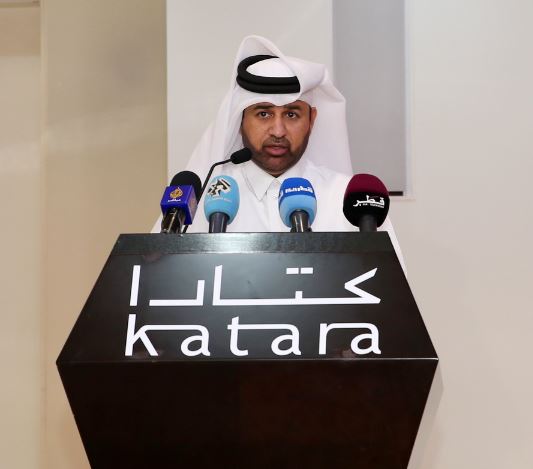المدير العام للمؤسسة العامة للحي الثقافي (كتارا) الدكتور خالد السليطي في كلمة افتتاح فعاليات مهرجان (كتارا) الرابع للرواية العربية
