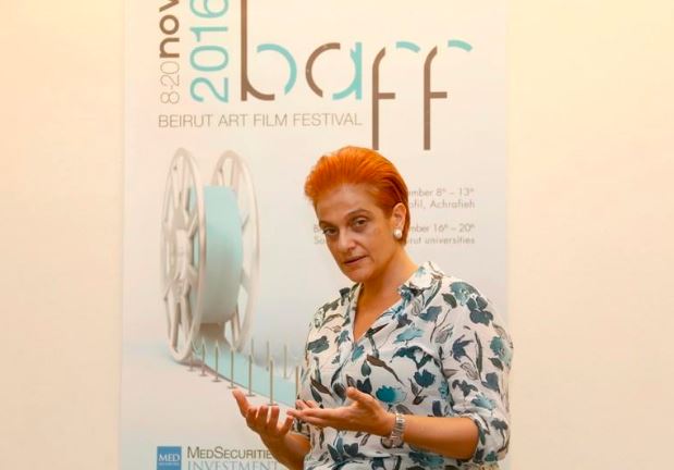 أليس مغبغب مديرة مهرجان بيروت للأفلام الفنية الوثائقية